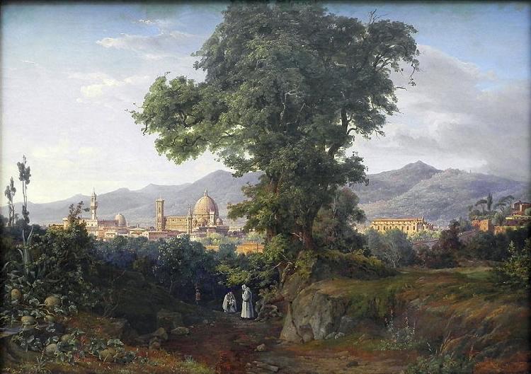 August Ahlborn View of Florenz